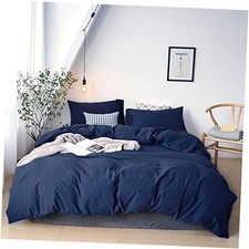 Navy Blue Comforter Set Dark Blue Bedding Comforter Set Full Queen 1-navy Blue