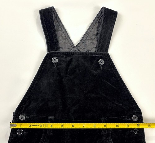 Vintage Gymboree 2003 HOLIDAY MAGIC Size 6 Girls Black Velour Overalls VGUC XMAS - Picture 2 of 5