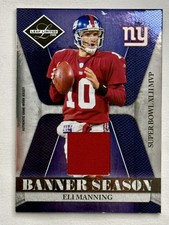 2008 Leaf Limited Banner Season Eli Manning SB XLII MVP Jersey 059/100