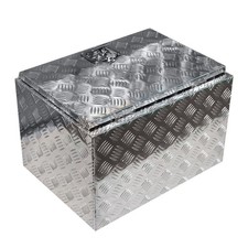 64X43X46cm Aluminum Under Pickup Storage Tool Box Van Trailer Truck 24"X17"X18"