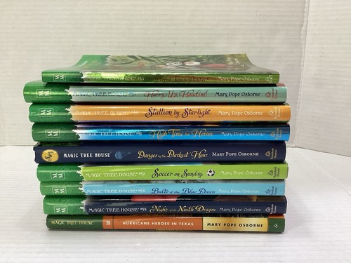 Lot of 9 Magic Merlin Mission Books PB and HC Mary Pope Osbourne - Picture 5 of 6