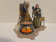 Vintage The Witch Polar Lights 2000 Playing Mantis Built Plastic Model