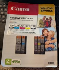 Canon PGI-220/CLI-221 Ink Cartridge Multipack  1 Cyan and 3 Black cartridges