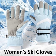 1 Pair Outdoor Ski Gloves For Women, Warm Thick Winter,Touch Screen Gloves