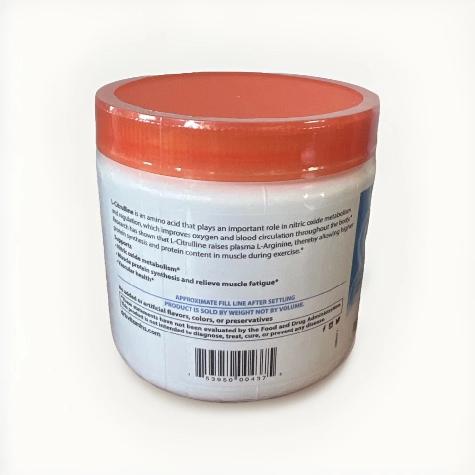 Doctor s Best L-Citrulline Powder 7 oz 200 g Gluten-Free, Soy-Free, Vegan - Image 3 of 3