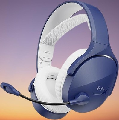 HyperX Cloud Jet   Light Blue, Dual Wireless, 2.4GHz + BT 5.3, PC/PS5/Mobile