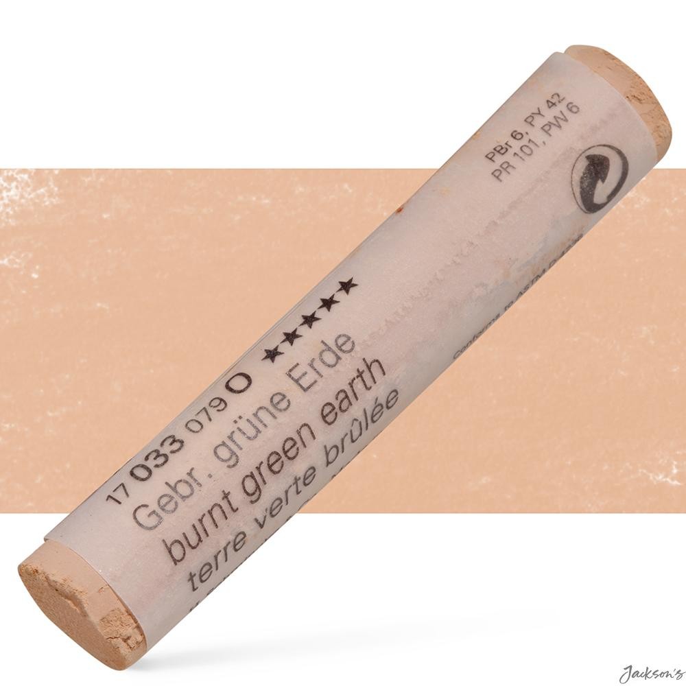 Schmincke Soft Pastel Stick Artist Pigment Burnt Green Earth 33O Drawing