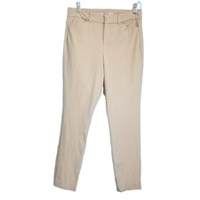 Old Navy Hi Rise Pixie Skinny Ankle Womens 6 Stretch Secret Smooth Pockets Khaki