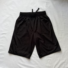 Athletic Works Youth Boys Size XL 14-16 Black Mesh Basketball Gym Active Shorts