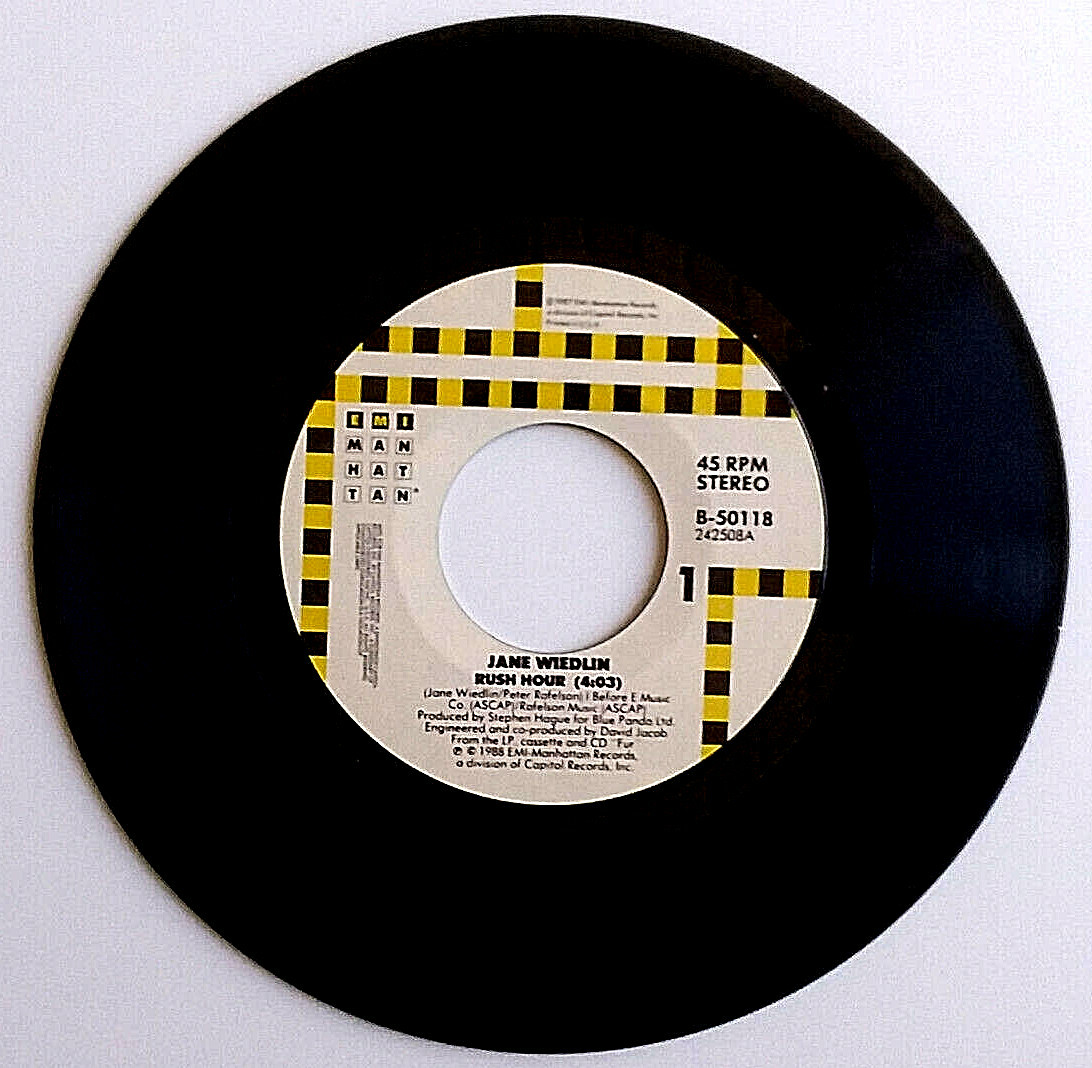 JANE WIEDLIN - Rush Hour / The End Of Love - 45rpm 1st Press 1988