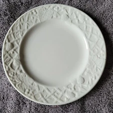 International Tableworks Arbor China Salad Plate White 7-3/4" with strawberry