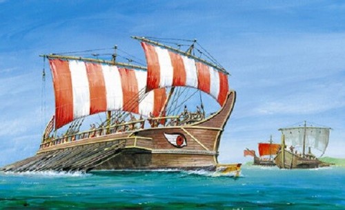 Zvezda 8514 - 1/72 Greek Triera / Greca Triere/Galeere - Nuovo - 第 1/1 張圖片