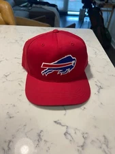 Vintage Buffalo Bills Hat Snapback NFL Football Red Cap