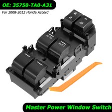 New Driver Left Master Power Window Door Switch For 2008-12 Honda Accord EX EXL