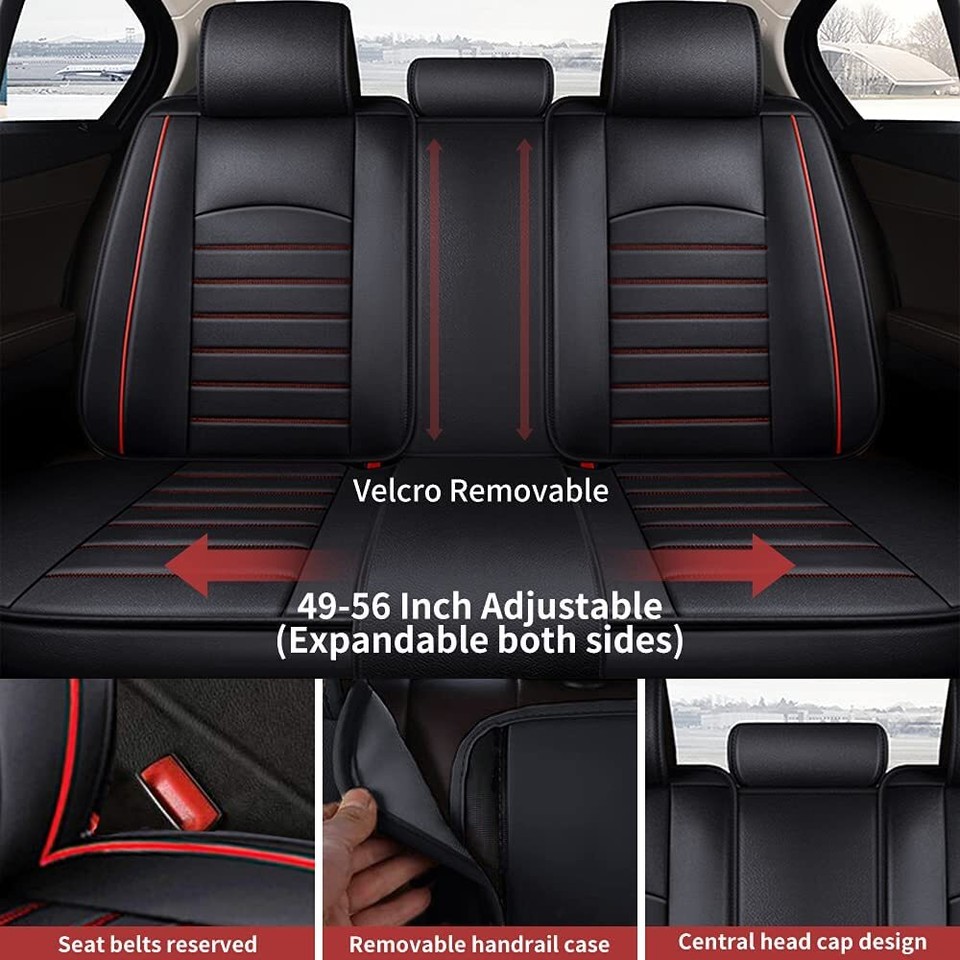Leather Car Seat Covers 2/5Seats For Volvo S40/60/70/80/90 V40/50/60