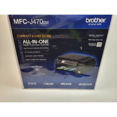 Brother MFC-J470DW All-in-One Multi-Function Inkjet Printer - New Open Box