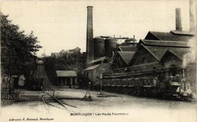 CPA FRANCE 71  Le Creusot, Les Hauts Fourneaux | 71 saÔne et loire
