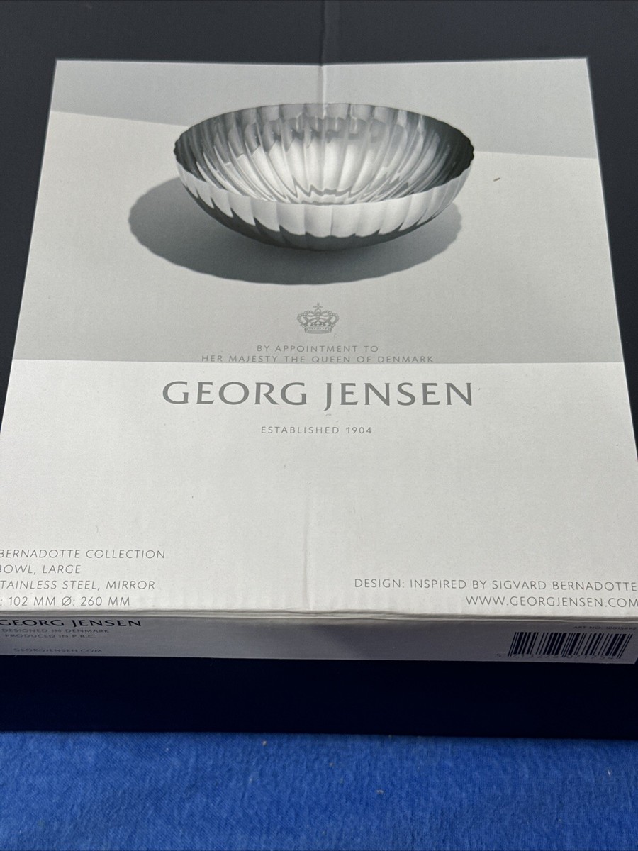 Bernadotte by Georg Jensen Stainless Steel Bowl Large Modern