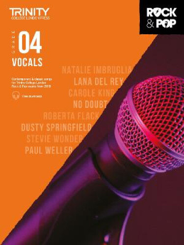 Thumbnail - Trinity College London Rock & Pop 2018 Vocals Grade 4 Cd Only