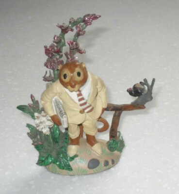 VINTAGE 1984 Hamilton Collection Wind in Willows Metallfigur RATTY