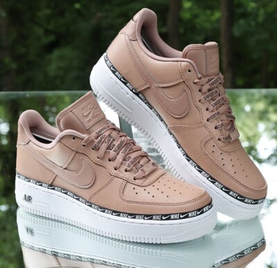 Nike Air Force 1 Low Ribbon Pack Women's Size 9 Desert Dust Nike Air Force 1 Low Ribbon Pack Women's Size 9 Desert Dust