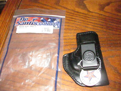 DeSantis black leather Inside Waistband Holster 127BAV5Z0 Ruger LC9 LC380