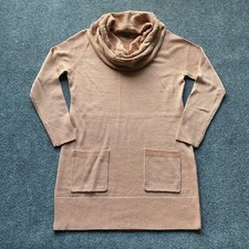 NEW Soho New York & Company Dress Womens Size Small Orange Long Sleeve Pullover