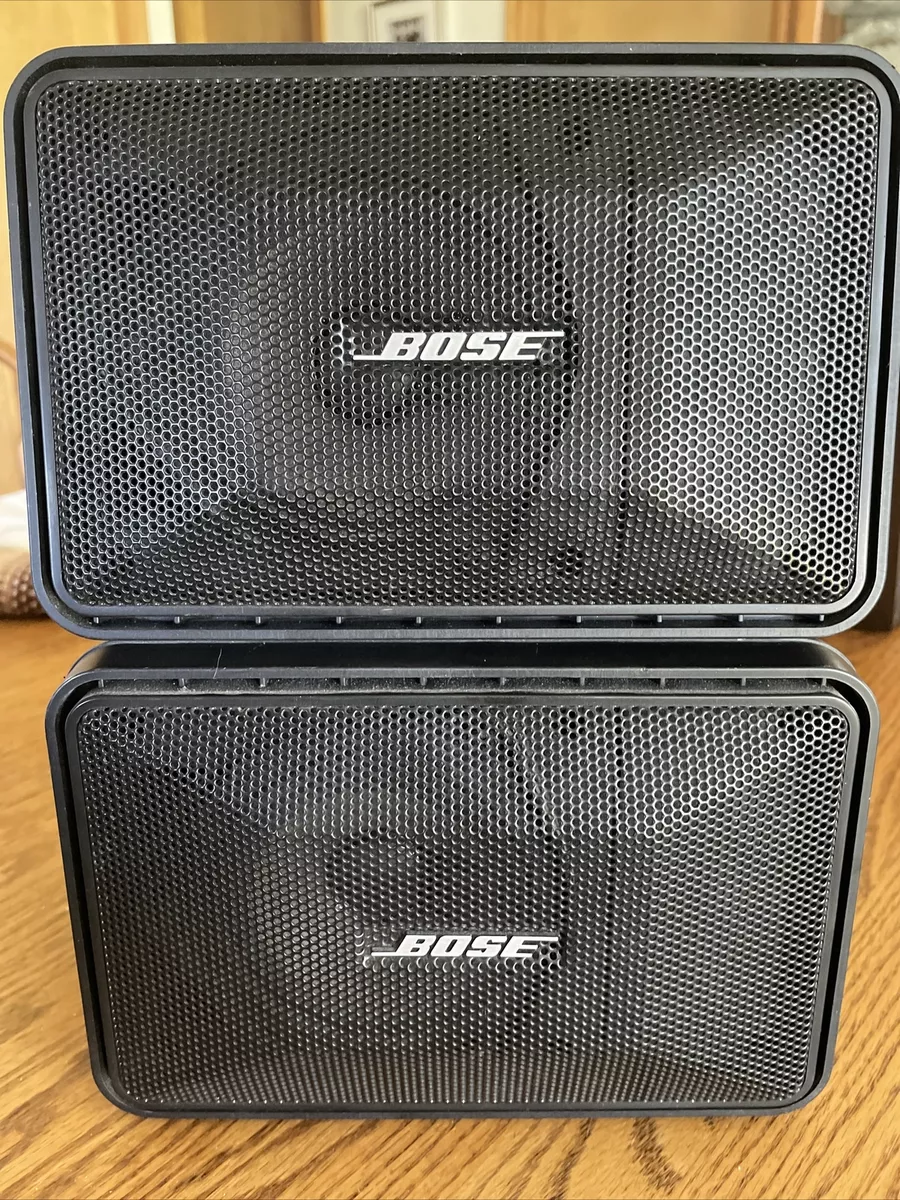 Set Of 2 Bose Model 101 Music Monitor Indoor Outdoor Pair of Speakers - TESTED