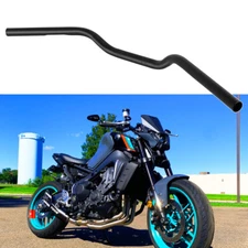 7/8" 22mm Handle Bar Drag Handlebar Black For Yamaha MT-07 MT-09 MT-03 MT-10