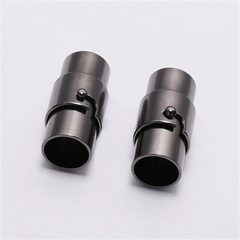 Necklace Connector Cord Bracelet1 0PCS Magnetic Clasps Leather Jewelry End Cap - Image 4 of 4