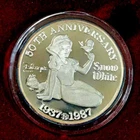 1987 RARITIES MINT~~SNOW WHITE -7 DWARFS .999 1 Oz Silver 8 COIN SET-BXS & COAs