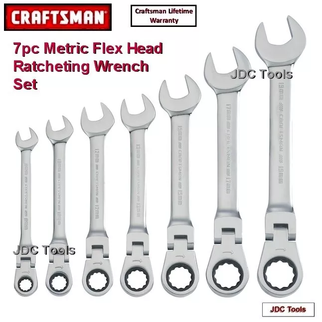 Craftsman metric 2024 ratchet wrench set