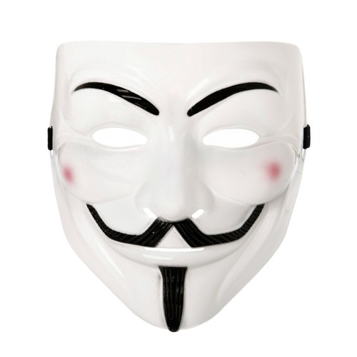 New 1-10 Guy Fawkes Anonymous Face Masks Hacker Halloween Fancy Dress UK - Picture 60 of 176