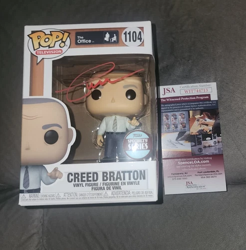 Funko Pop The Office #1104 Creed Bratton Signed, Specialty Series, JSA