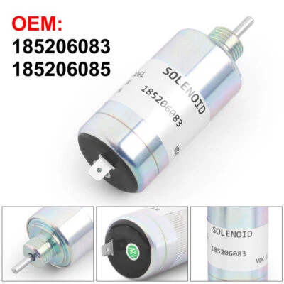 DYNO RACING 185206083 185206085 Solenoide de parada de combustible 12v para motor Perkins Holland