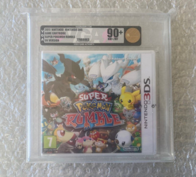 BRANDNEU SEALED SUPER POKEMON RUMBLE FÜR NINTENDO 3DS VGA GOLD GRADED 90+