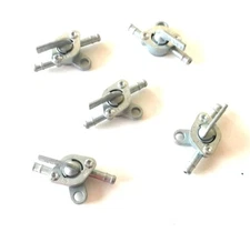 5 GOLIATH 1/4 UNIVERSAL METAL INLINE FUEL PETCOCK SHUT OFF SWITCH GAS ATV FPC14