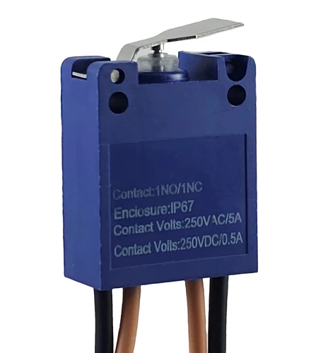 IP67 snap-action switch, normally closed and normally closed contact with double-sided contact system