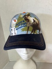 Disney Frozen Hat Ballcap Boys OSFM Olaf Sven Always Up For Adventure