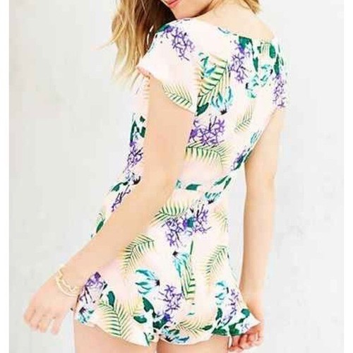 NWOT For Love & Lemons Floral Romper-sz Small - Picture 4 of 11