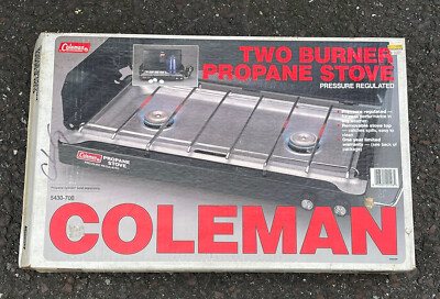 Coleman 5430b700 2 Burner Propane Camping Stove for sale online | eBay