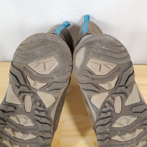 Keen Winterport Neo DT Waterproof Boot Sz 4 Yeti Print Steel Gray Brilliant Blue - Picture 7 of 9