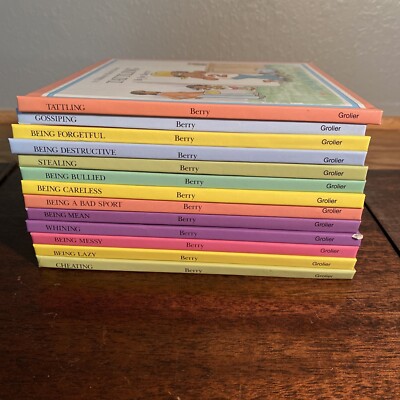 Help Me Be Good Book Lot of 13 by Joy Berry Childrens Hardcover Vtg 1988