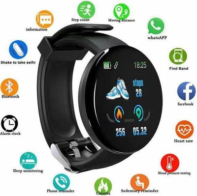Smartwatch activity monitor in sports bluetooth for Android IOS step | eBay
