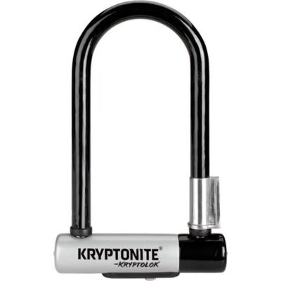 Kryptonite Kryptolok Mini Bügelschloss mit Flexframe Halterung Sold Secure Gold