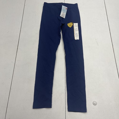 Cat & Jack Navy Blue Durable Knee Leggings Youth Girls Size Small 6/7