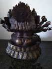RARE PANCHMUKHI GANESHA BRASS STATUE LARGE — photo 8