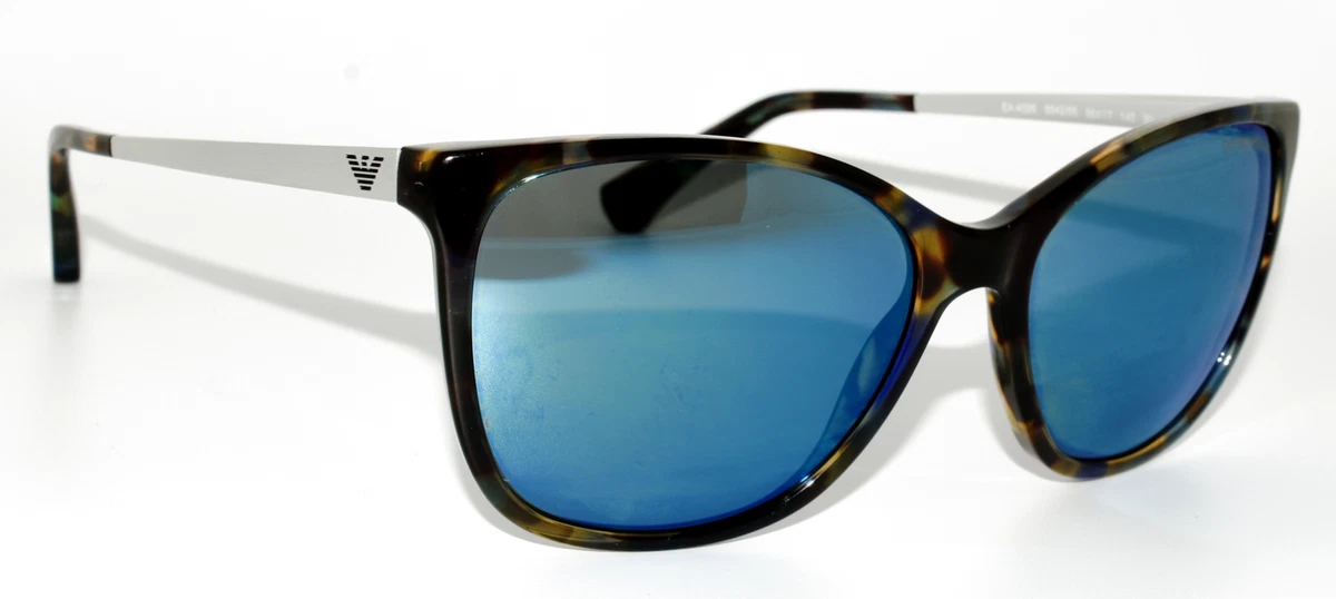 NEW SUNGLASSES EMPORIO ARMANI EA4025 5542 55 HAVANA MULTI BLUE