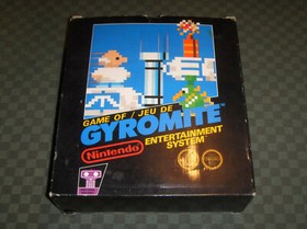 GYROMITE Premi&egrave;re &eacute;dition fran&ccedil;aise ASD EO originale giromyte Nintendo Boite NES