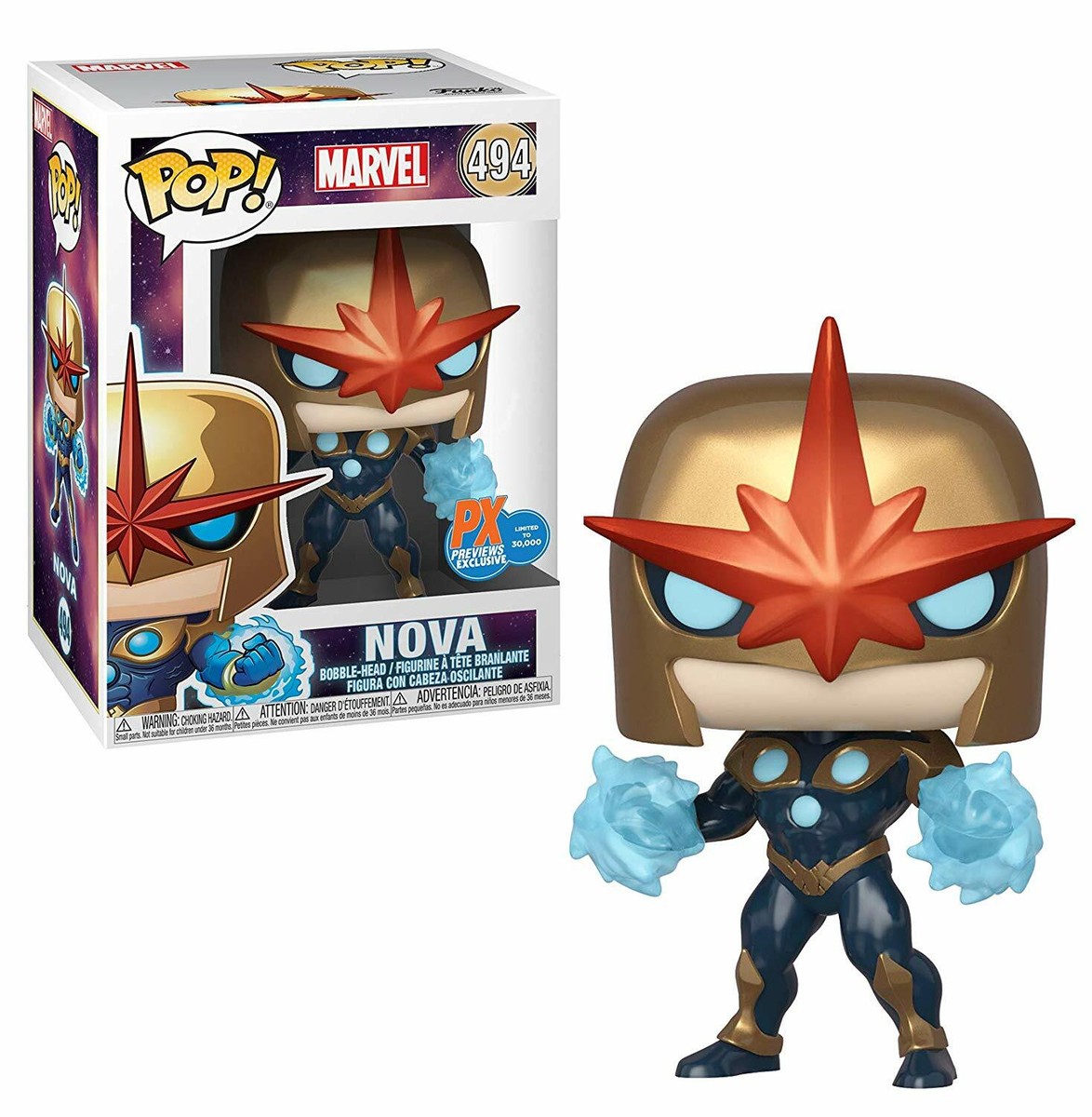Pop! Marvel Nova PX #494 Vinyl Figure by Funko | eBay